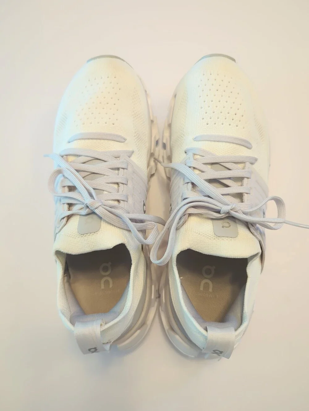 On Cloud Cloudswift 3 Daily Trainers Mesh Sneakers Size 7.5 Frost White EUC